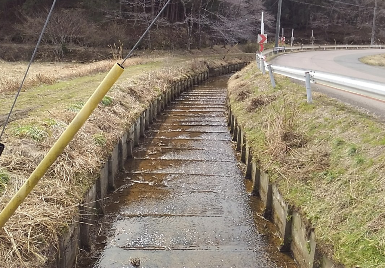 しびり川浚渫工事の写真