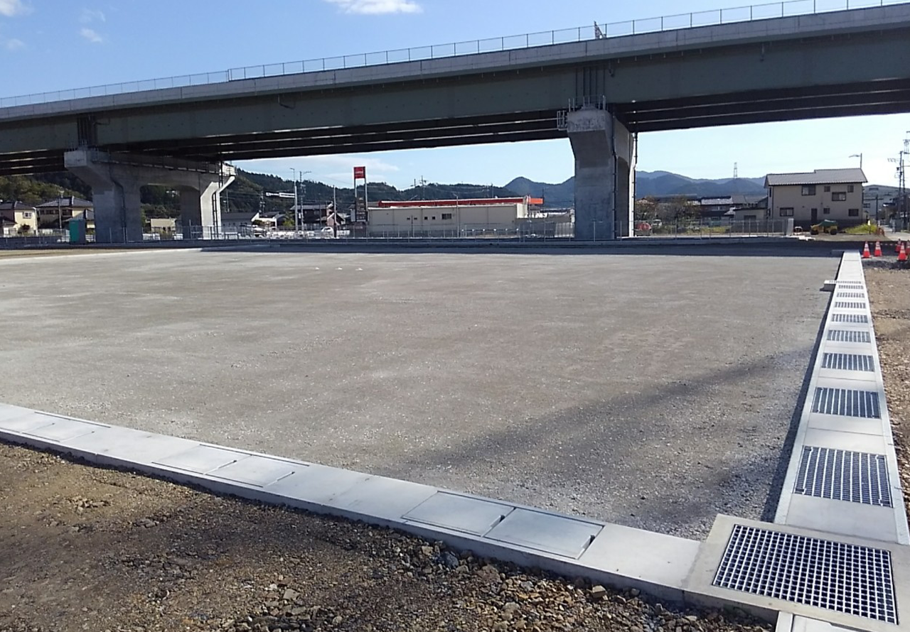 令和2年度山県市バスターミナル工事の写真