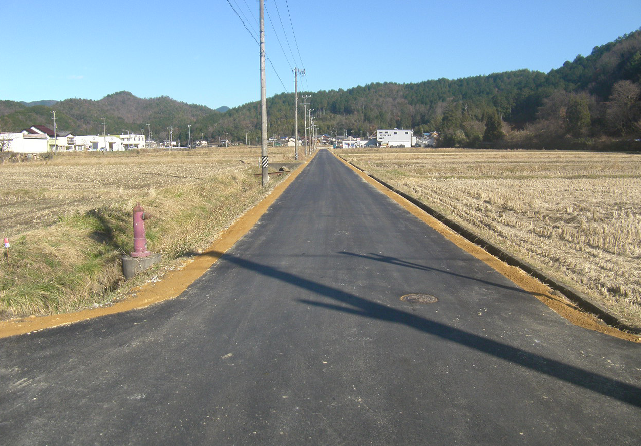市道黒田線舗装改良工事の写真