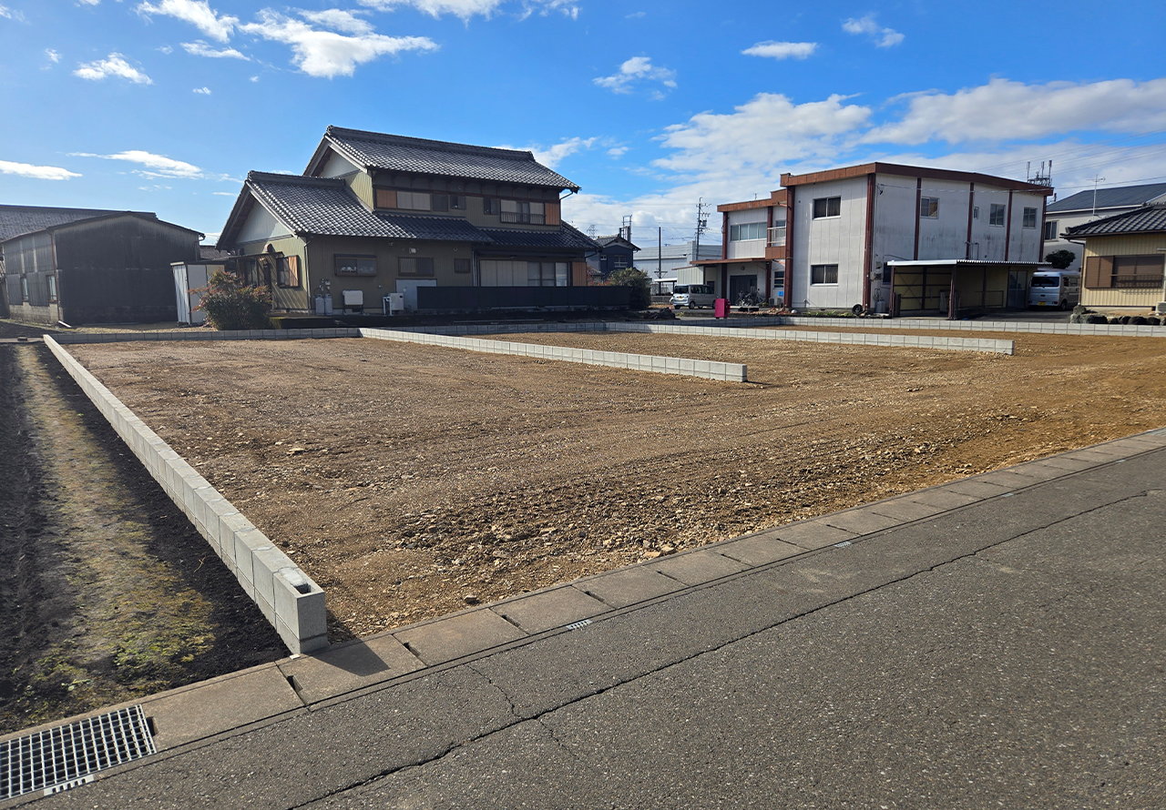 各務原市鵜沼羽場町地内造成工事の写真